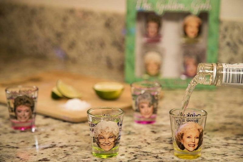 JUST FUNKY Golden Girls Shot Glasses | Fun Drinking Games | Set Of 4 Collectible Glasses | Perfect For Parties, Game Night, Bachelor Bachelorette Party, College Graduation, Birthday Gift - Image 5